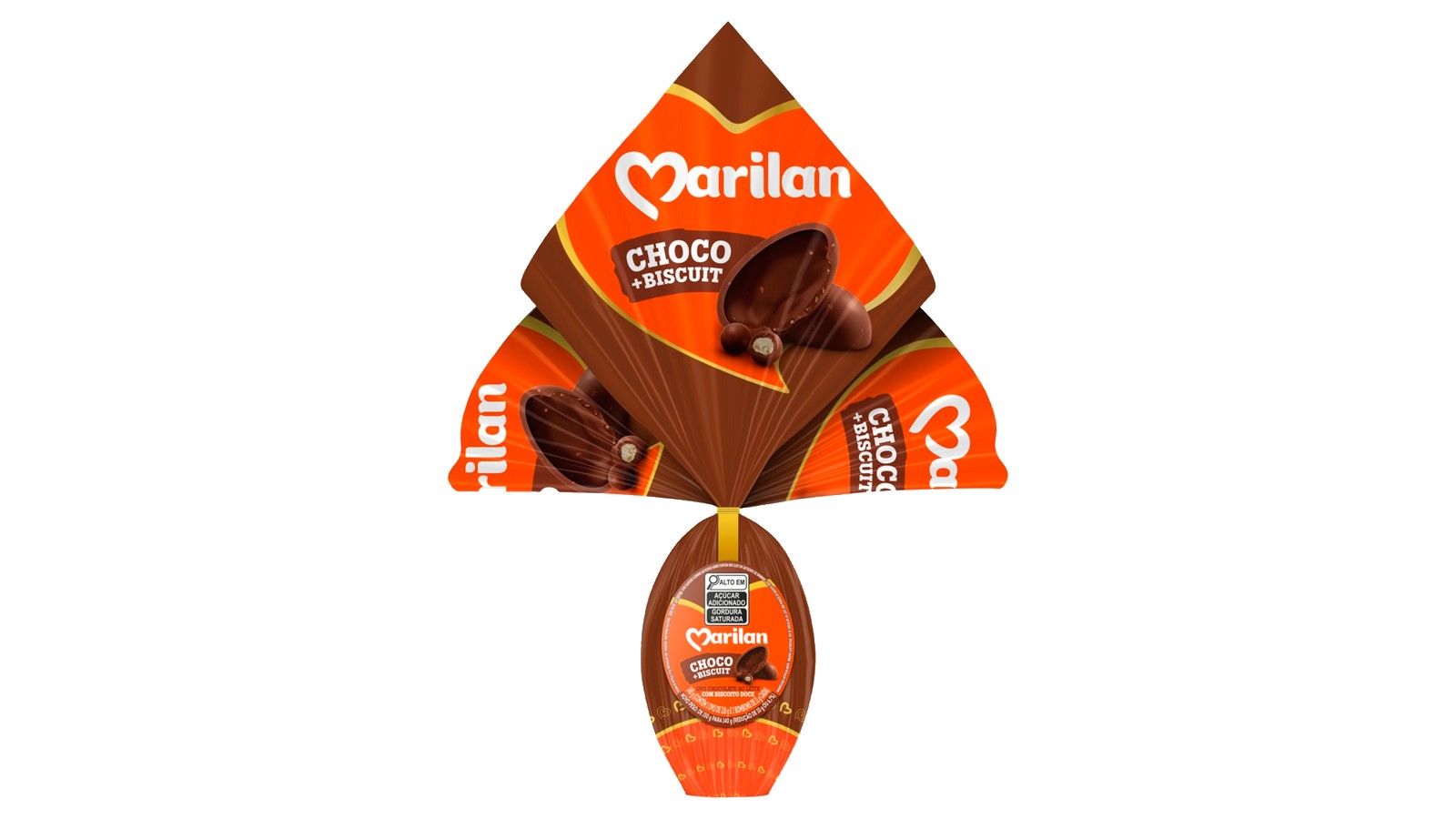 Ovo de pascoa marilan 140g ao leite maizena