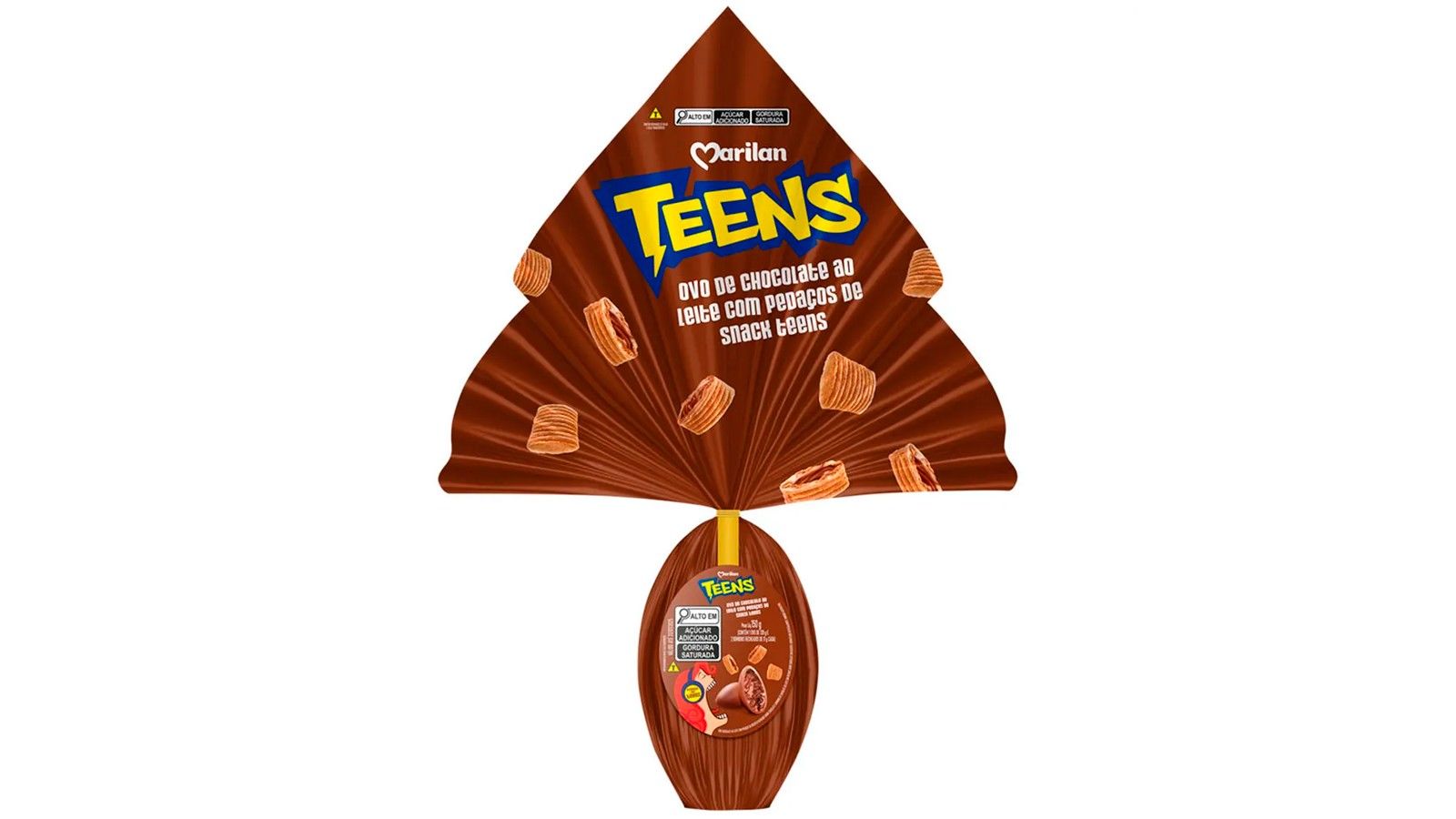 Ovo de pascoa teens 140g ao leite