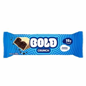 Barra de proteina bold 60g crunch cookies & cream