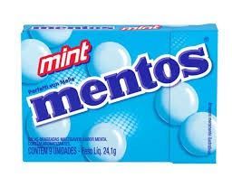 Drops mastigavel perfetti mentos caixinha mint