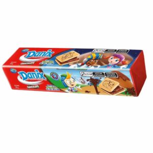 Biscoito recheado arcor danix 130gr chocolate