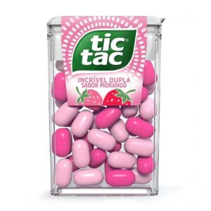 Pastilha tic tac 14,5g morango
