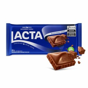 Chocolate lacta 80g ao leite