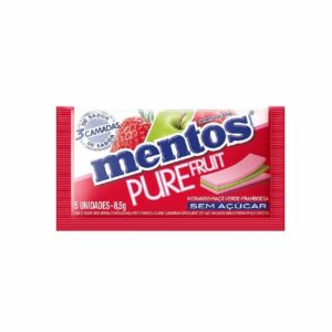 Chiclete perfetti mentos 5s morango