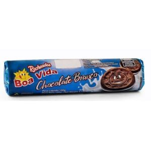 Biscoito recheado juvis boa vida chocolate branco