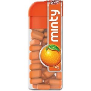 Pastilha docile mini minty laranja