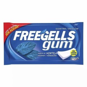 Chiclete riclan freegells gum hortela