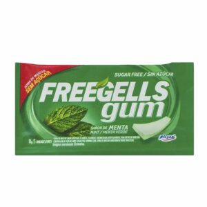 Chiclete riclan freegells gum menta