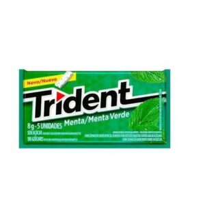 Chiclete trident 21s menta