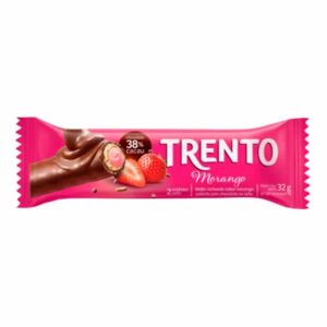 Chocolate peccin trento 29g morango ao leite