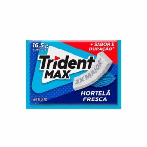 Chiclete trident 5s max hortela