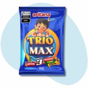 Salgadinho aritana trio max 60g