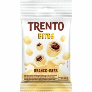 Chocolate peccin trento 40g bites branco dark