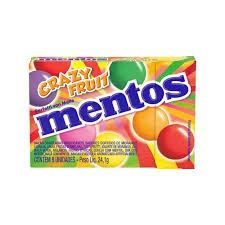 Drops mastigavel perfetti mentos caixinha crazy fruit