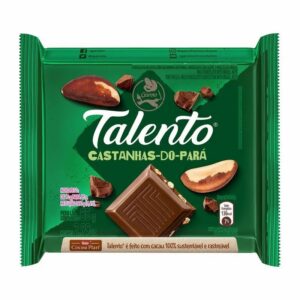 Chocolate garoto talento 85g castanha-do-para