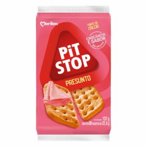 Biscoito marilan pit stop 137g presunto