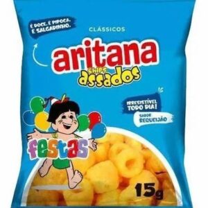Salgadinho aritana 15g requeijao