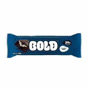 Barra de proteina bold 60g cookies black