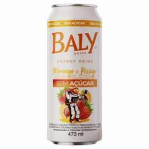 Energetico baly 473ml morango pessego sugar free