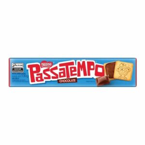 Biscoito recheado nestle passatempo 130g chocolate