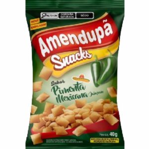 Salgadinho amendupa 40g pimenta mexicana