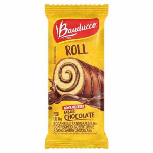 Bolinho bauducco 34g roll cake chocolate