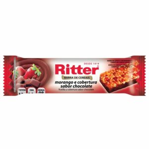 Barra de cereal ritter morango c/ chocolate