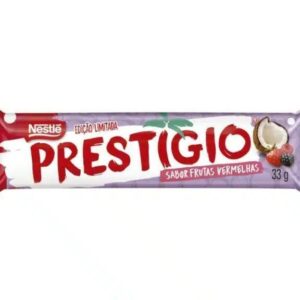 Chocolate nestle 33g prestigio frutas vermelhas