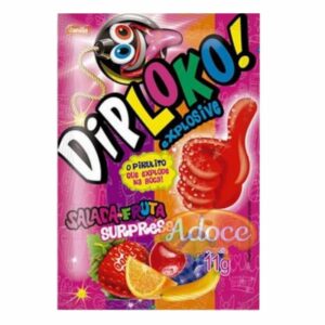 Pirulito danilla dip loko explosive salada de frutas