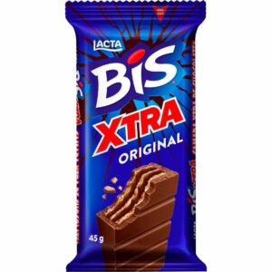 Chocolate lacta bis 45g xtra ao leite