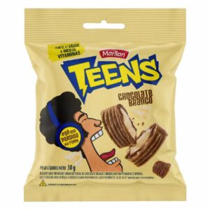 Wafer marilan teens 30g chocolate branco