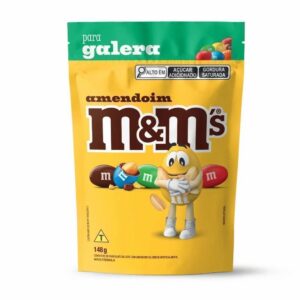 Confeito mars m&m 148g amendoim