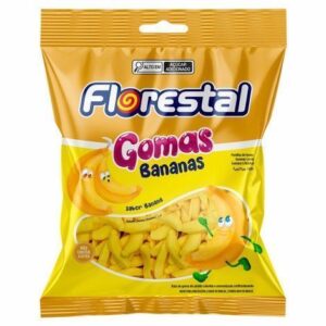 Bala de goma florestal 150g bananas