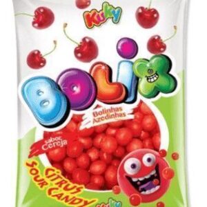 Bala de goma kuky 70g bolix cereja