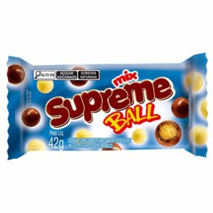 Confeito dum dum supreme ball meio a meio