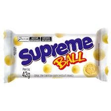 Confeito dum dum supreme ball branco