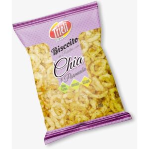 Biscoito de polvilho trieli 100g chia