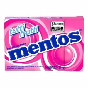 Drops mastigavel perfetti mentos caixinha tutti-frutti