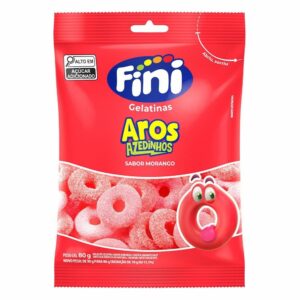 Gelatina fini 80g aros de morango