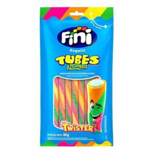 Gelatina fini 80g tubes twister citrico