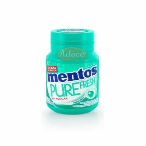 Chiclete perfetti mentos pure fresh 56g garrafa wintergreen
