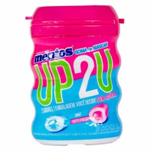 Chiclete perfetti mentos pure fresh 56g garrafa up2u tutti-frutti