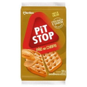 Biscoito marilan pit stop 137g pao na chapa