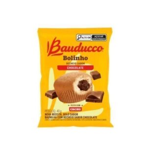 Bolinho bauducco 40g baunilha c/ recheio de chocolate