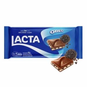 Chocolate lacta 80g ao leite oreo