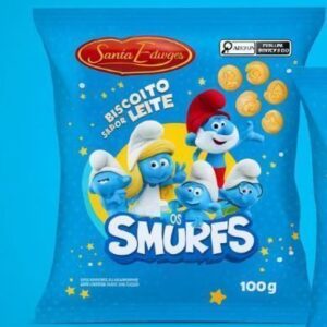 Biscoito santa edwiges 100g smurfs