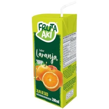 SUCO AKI 200ML LARANJA