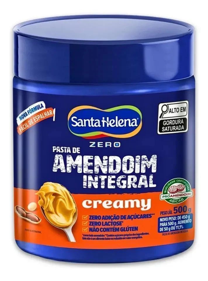 Pasta de amendoim paçoquita 500g creamy